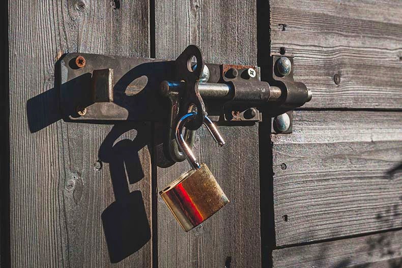 Barn Door Lock